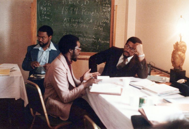 Dr. James Jackson and colleagues working on NSBA