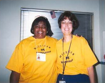 Eyvonne Mixon and Myriam Torres